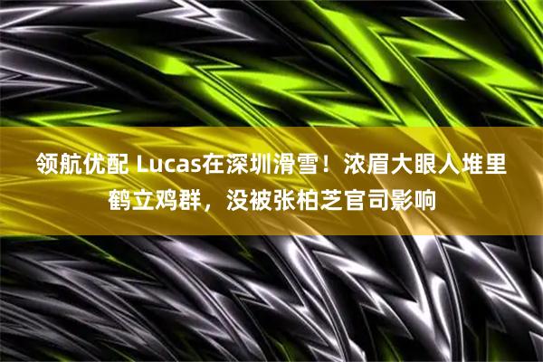 领航优配 Lucas在深圳滑雪！浓眉大眼人堆里鹤立鸡群，没被张柏芝官司影响