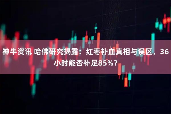 神牛资讯 哈佛研究揭露：红枣补血真相与误区，36小时能否补足85%？